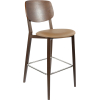 durafurn atlanta barstool large ply backrest