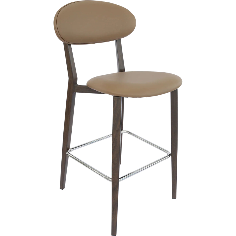 durafurn atlanta barstool narrow upholstered backrest