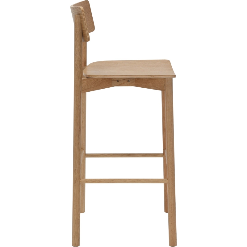 arlo high stool american oak