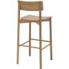 arlo high stool american oak