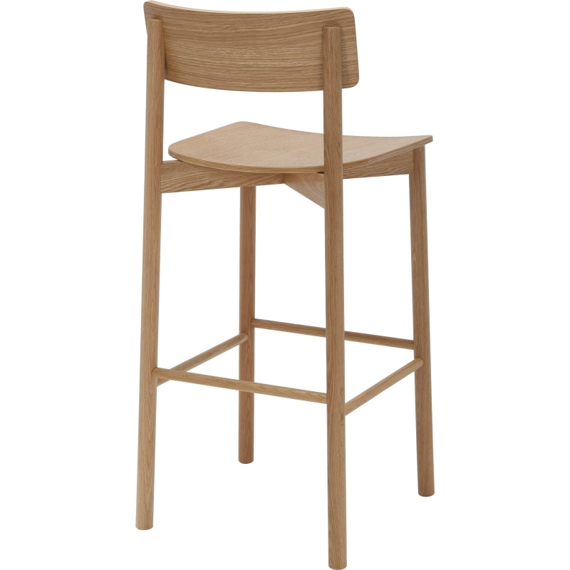 arlo high stool american oak